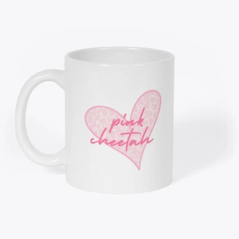 Pink Cheetah Mug